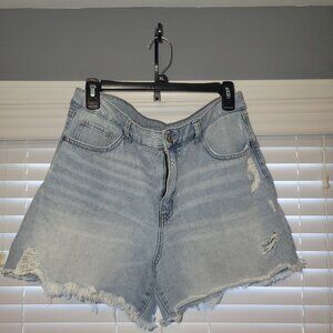 Kohl's Brand Distressed Denim Shorts 14